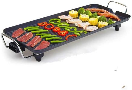 Harions Electric Grill, Griddle Grill Smokeless Non-Stick Barbecue Plate Baking Pan Multi-Function Temperature Adjustable