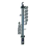 TFA Dostmann 12.5001.01 Analogue Outdoor Thermometer Metal with Freestanding Degrees Weatherproof Black L99 x W28 x H417 mm