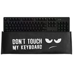 kwmobile Keyboard Cover Compatible with Logitech G512/G513 Carbon Tactile/Linear/GX Blue - Dust Cover PC Keyboard Fabric Case - Don't touch my keyboard