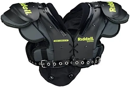 Riddell Surge Youth Shoulder Pad, Large, Black/Volt