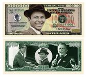 American Art Classics Pack of 5 - Frank Sinatra Million Dollar Bill - Best Gift for Fans of Old Blue Eyes Y