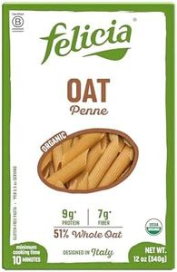 Felicia Oat Penne Gluten Free Pasta, Good Source of Fiber, 12 Oz, 6 Pack
