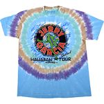 Liquid Blue Men's Jerry Jgb 1990 Garcia Band Hawaiian Tour, Tie Dye, Large