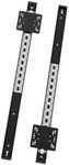 VADANIA Pocket Door Drawer Runners VP1235, Hidden Cabinet Door Drawer Runners Drawer Slides, Side Mount, 300mm-700mm, 1 Pair