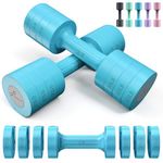 Adjustable Dumbbells Hand Weights Set: Sportneer 1 Pair 4 6 8 10lb (2-5lb Each) Free Weights Fast Adjust Dumbbell Weight Set of 2 for Women Men Home Gym Travel Workout Strength Training Equipment