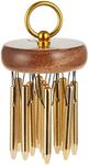 Meinl Percussion Hand Held Chimes - Small Musical Instrument with 12 Sound Bars - Hand-Played - With Holding Ring - Aluminum, Gold (CH-HPEG)