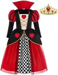 Relibeauty Red Hearts Girls Costume