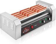 Olde Midway Electric 12 Hot Dog 5 Roller Grill Cooker Machine 700-Watt - Commercial Grade