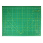 Self-Healing Cutting Mat, FOME A2 Size Cutting Mat 18x24in 5 Layer PVC Construction Double Sided Non-Slip 3mm Thick Professional Gridded Rotary Mat for Cutting, Sewing, Crafts and Cropping Photos