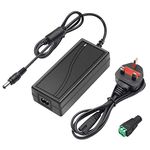 inShareplus 12V 5A 60W LED Power Supply, 100-240V AC to 12V 5Amp DC Power Adapter, Low Voltage Transformer for LED Strip Light