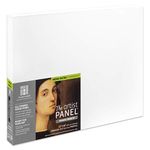 Ampersand Art Supply Wood Gesso Artist Painting Panel: Primed Smooth, 12" x 16", 1-1/2" Cradled Profile