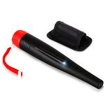Pyle Pinpointer Metal Detector | Handheld Metal Detector W/High Sensitivity | Builtin Speakers | Save Battery Automatic Power Off | Low Battery Indicator | Waterproof Marine Grade IP68 (PMD64)