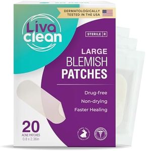 Livaclean 20 CT Large Hydrocolloid Strips - Hydrocolloid Bandages, Large Gunk Patches, Patches XL