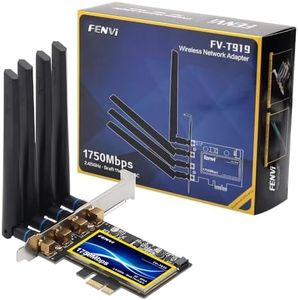 FENVi T919 WiFi Card PCI-E Network Adapter Continuity Handoff BCM94360CD WiFi Card for macOS Windows 7 8 10 11 Native Airport BT4.0 1750Mbps Dual Band 802.11ac Beamforming WLAN Cataline Mojave OS X