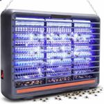 PYXBE Electric Mosquito Killer Lamp Insect Fly Killer Machine for Home Kitchen Kids Bedroom Eco-Friendly Indoor Outdoor Restaurants Office Bedroom LED Old Boys & Girls | Speech dffd (6W-Grey)