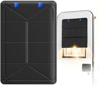 TICARVE RV Accessories Blackout Shades for Window/Door/Skylight 16"*25"Magnetic Foldable Blackout Cover DIY Blocked Area Sunshade for Camper Privacy/Anti-Uv/Insulation with Magnetic Easy Installation