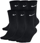 Nike Unisex Dri-Fit Crew 6-Pair Pac