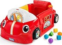 Fisher-Price Laugh & Learn Baby Activity Center Crawl Around Car with Music Lights and Smart Stages for Infants and Toddlers, Red (Amazon Exclusive)