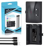 Uwayor Xbox One Battery 2 Pack 1400mAh Rechargeable Xbox Controller Battery with Micro-USB Charging Cable for Xbox One X&S, Lithium Polymer Wireless Controller Accessories