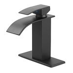 Black Bathroom Faucet GGStudy Single Handle Bathroom Facet One Hole Bathroom Vanity Faucet