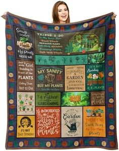 Plant Lover Gifts for Women, Plant Gifts for Women, Gardening Gifts for Women, Gifts for Plant Lovers, Plant Gifts for Plant Lovers, Gifts for Gardeners Women, Plant Lover Gifts Blanket 50" X 60"