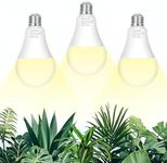 Full Spectrum A25 Large Size Grow Light Bulbs LED Bulb for Indoor Outdoor Plants, E26 15W Grow Bulb Replace up to 150W, Plant Light Bulbs for Indoor Growing, Flowers, Greenhouse