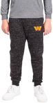 Ultra Game Boys' Standard NFL Black Snow Fleece Jogger Sweatpants