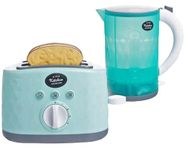 My First Toaster & Kettle Breakfast Set Kids Roleplay Toy Kitchen Play Set with Lights & Sounds