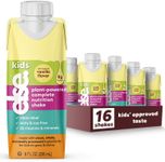 Else Nutrition Plant- Powered Complete Nutrition Shakes for Kids ages 2 plus. Dairy and soy-free, 25 vitamins, minerals, convenient Ready to Drink, Vanilla, 16-pack