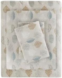 Cozy Flannel Sheet Set Multi Leaves Cal King