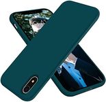 for iPhone XR Case,OTOFLY[Silky and Soft Touch Series] Premium Soft Silicone Rubber Full-Body Protective Bumper Case Compatible with Apple iPhone XR 6.1 inch Teal