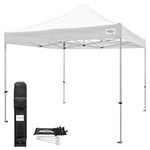 Caravan Canopy TitanShade 10 x 10 Steel Frame Portable Instant Canopy Kit, White