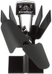 Ecofan 800EUXBX Heat Powered Wood Stove Fan, Black, Multilingual