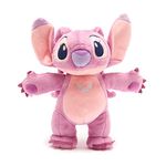 Disney Store Official Angel Standing Medium Soft Toy, Lilo & Stitch, 28cm/11”, Plush Cuddly Cosmically Cute Character with Embroidered Details, Super Soft Fabric - Suitable for Ages 0+