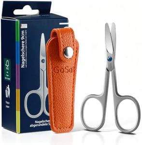 GöSol Eyebrow Scissors, Multi-Purpose Grooming Scissors for Nails & Beard