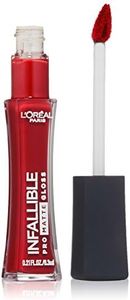 L'Oreal Paris Infallible Lip Pro Matte Gloss, Shanghai Scarlet, 0.21 fl. oz