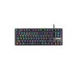 Cosmic Byte CB-GK-34 Firefly Hot Swappable Per-Key RGB Ten-Keyless Keyboard with Outemu Red Switch, Macros, Software (Black)