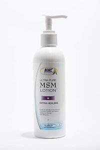 NWC Naturals UltraPure MSM Lotion All Natural Hypoallergenic ExtraHealing Nourishing Body Lotion by, 8 Fl Oz (8XLMSM)