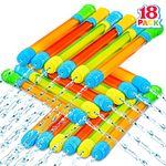 JOYIN 18 Pack 16.5''/41.9cm Super Water Pistol Soaker Blaster Squirt Guns, Water Guns for Kids and Adults, Summer Outdoor Swimming Pool, Backyard, Beach Water Game Fighting Play Toys