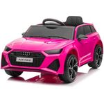 Licensed Audi RS6 Kids Electric 12V Ride On Car – Pink