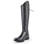 Shires Moretta Gianna Adults Leather Riding Boots - Black Adults 4 Wide