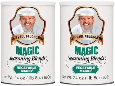 Magic Seasonings Blends Vegetable Magic Seasoning, No MSG & Preservatives, Kosher, Halal Certified, Perfect for Vegetables, Eggs & More, All-Purpose, 24 oz, 2-Pack