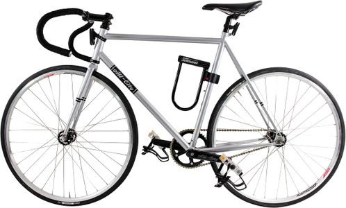 Kryptonite Keeper Bike U-Lock with 4ft Steel Cable – Heavy Duty Anti-Theft