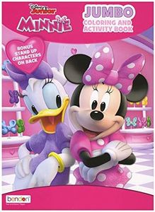 Minnie Coloring Book 1-Title, Fun Game Workbook for Learning Drawing Coloring, Gift for Kids Toddler Activity at Classroom Home, 1-Pack