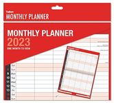 2023 Week-to-view with 5 planner calendar columns, Blank Blocks, Hanging Loop, Notable Dates Family wall hanging easy view Organiser Diary 2022 Runs Jan - Dec'22