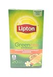 Lipton Green Tea Bags, Orange, Passionfruit & Jasmine, 20 ct, 3 pk