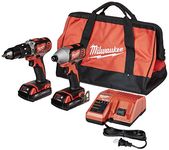 Milwaukee 2697-22CT M18 18-Volt Lithium-Ion Cordless Hammer Drill/Impact Driver Combo Kit