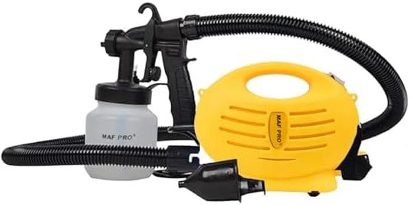 MAF PRO MP-MG4508 HVLP Electric Zoom Paint Spray Gun 800ml | 5L/Min Flow Rate | Portable Paint Sprayer for Wall, Wood, Metal & DIY Projects