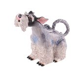 Blue Sky Ceramic Schnauzer Dog Teapot, 10 x 5 x 8.5