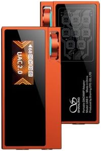 SHANLING UA6 II Portable USB DAC Headphone Amplifier, 8X CS43131 DAC,Support 768kHz/32Bit, DSD512,365mW@32Ω Output,3.5mm+4.4mm,APP Control,OLED Display, USB-C for Android,iOS, PC,Mac (UA6 II Orang)